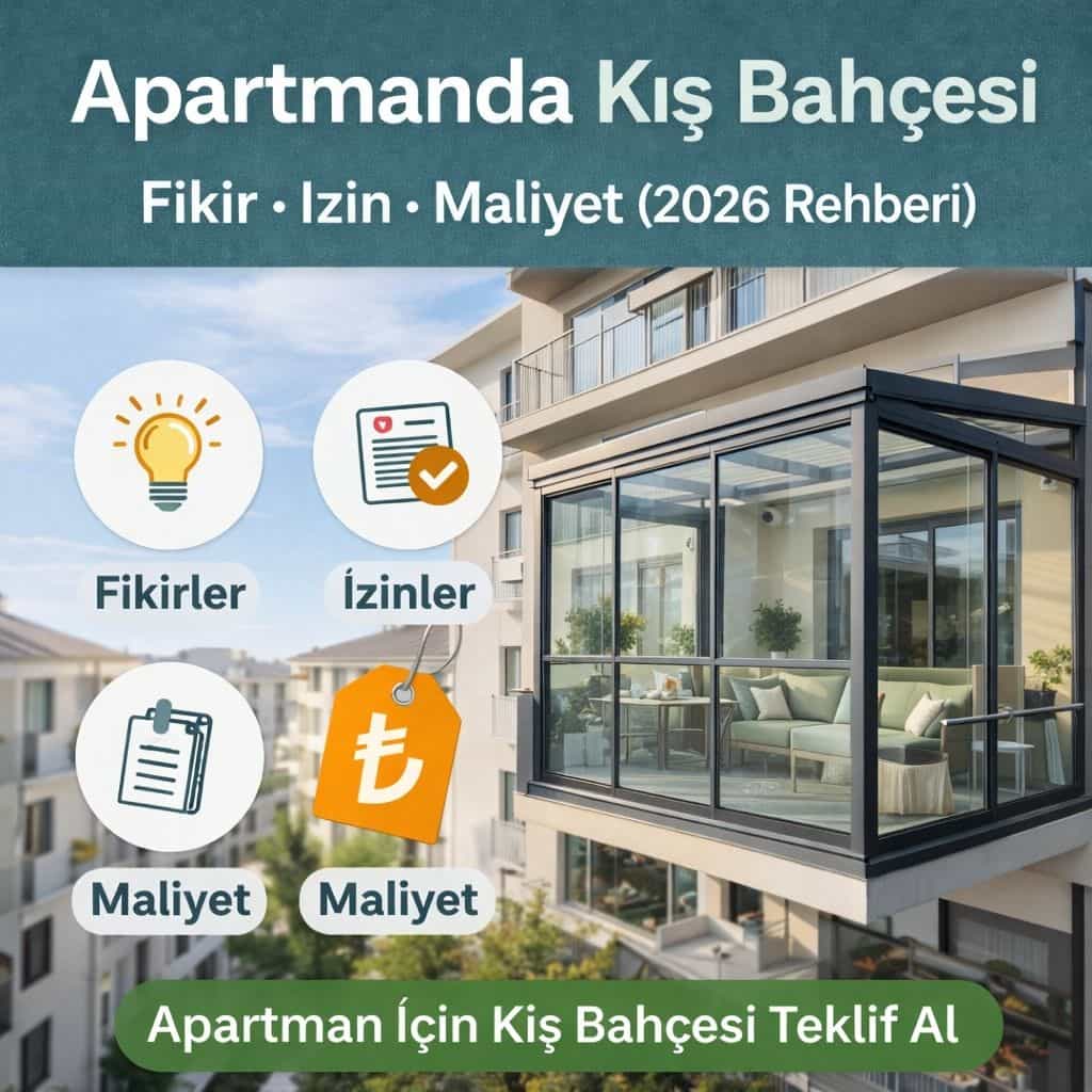Apartmanda Kış Bahçesi: İzinler, Yönetmelik ve Maliyet Rehberi (2026)