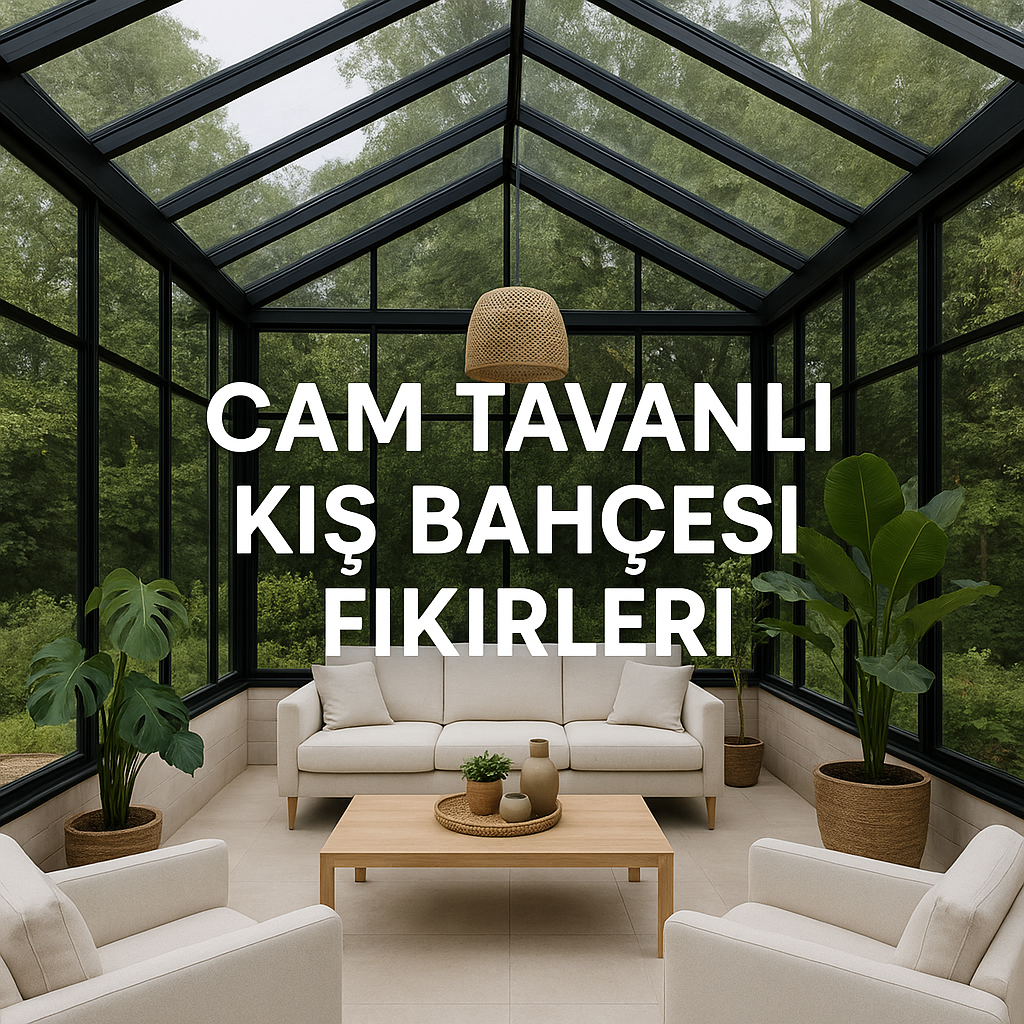 Cam Tavanlı Kış Bahçesi Fikirleri
