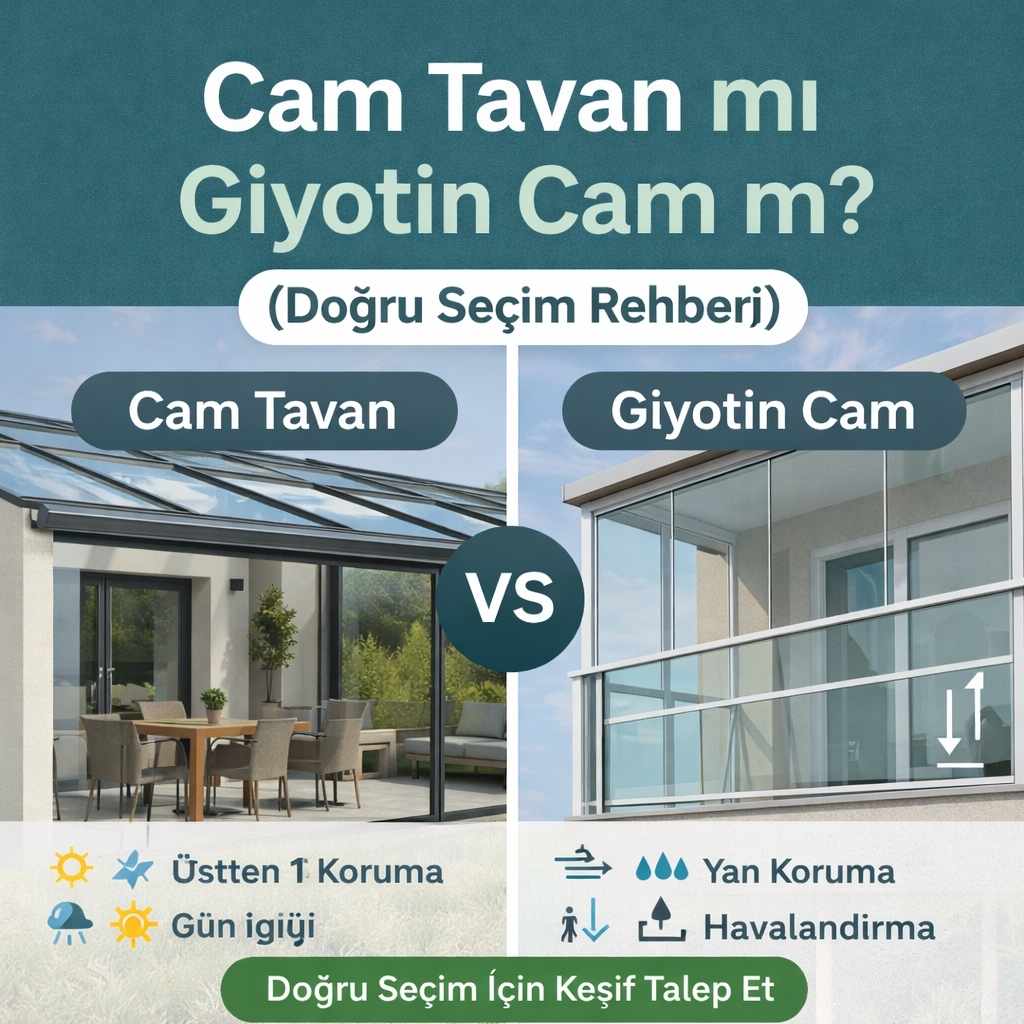 Cam Tavan mı Giyotin Cam mı?