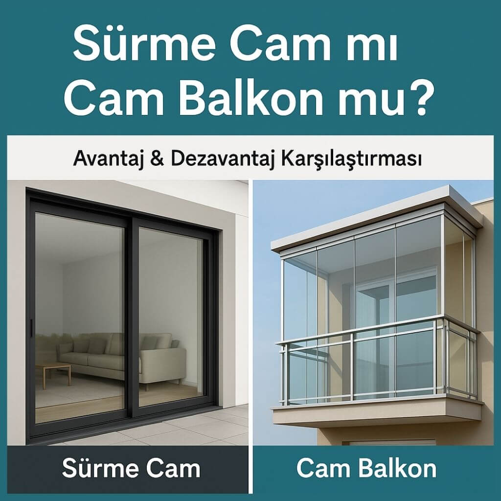 Sürme Cam mı Cam Balkon mu? Avantaj & Dezavantaj Karşılaştırması